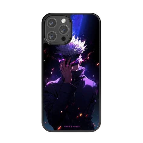 Gojo Satoru 1.0 Jujutsu Kaisen JJK Anime Glass Phone Case – SINGH & CHAND