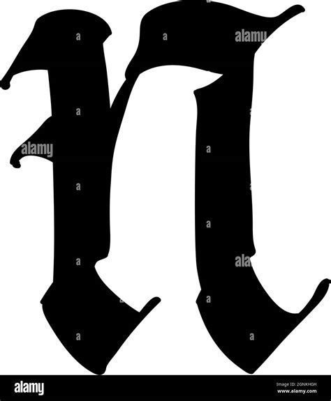 Old English Lowercase N