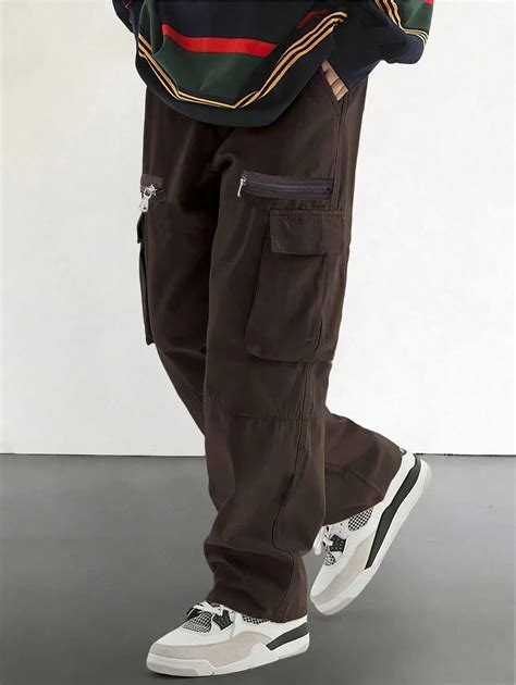 SHEIN Tween Boys American Vintage Straight Pocket Cargo Pants | SHEIN ...