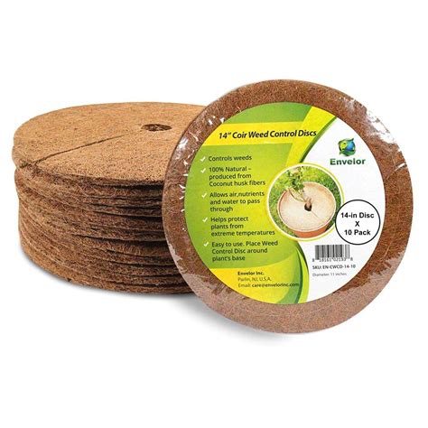 Envelor Coco Coir Tree Ring Mulch Mat Coconut Coir Fiber Tree Weed ...