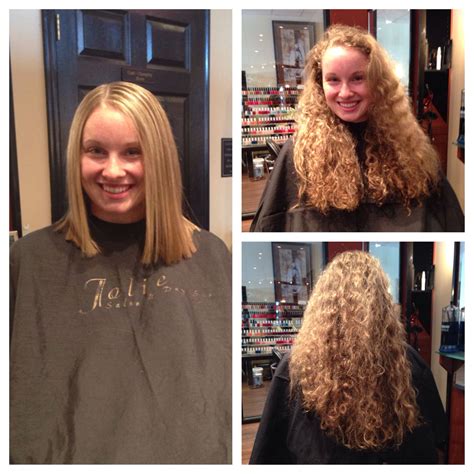 Before And After Brazilian Blowout Curly Hair
