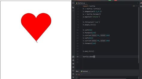 Image result for Python Glowing Red Heart Code