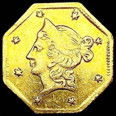 1853 Octagonal California Gold Dollar High Grade Auction