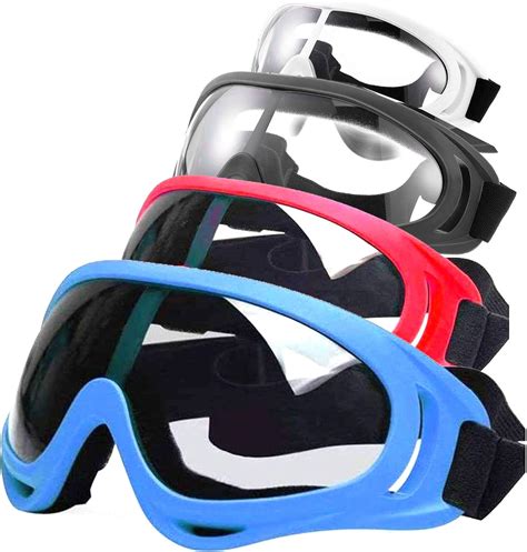 Amazon.com: Fstop Labs 4 Packs Safety Goggles Glasses with Wind ...