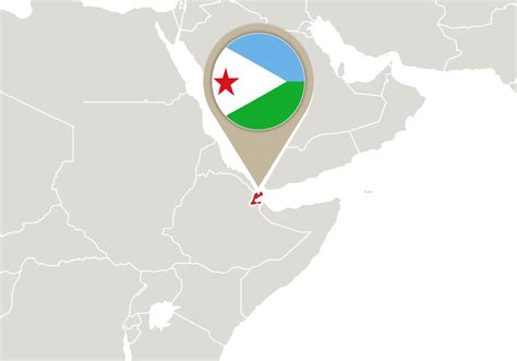 World Map Djibouti - djibouti on map of world