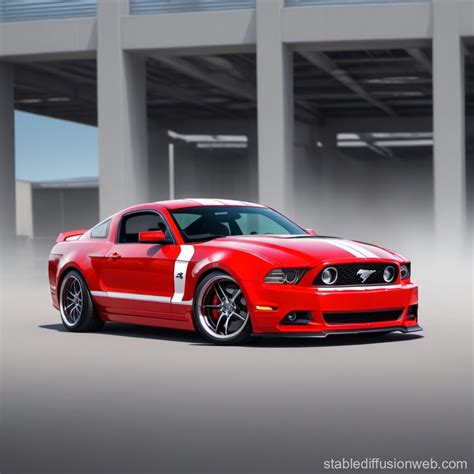 Red Mustang