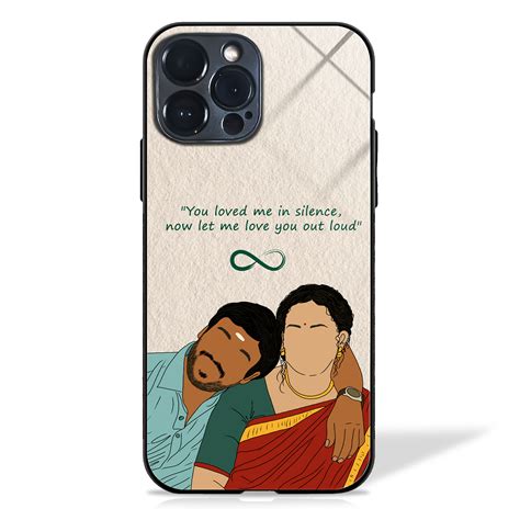 Movie Inspired Illustration Love Quote Glass Case – MW Stuffs