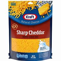Image result for 1 Cup Shredded Cheddar Cheese
