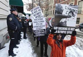 Gays protest outside NYC Russian consulate | Page 128992 | The Times of ...
