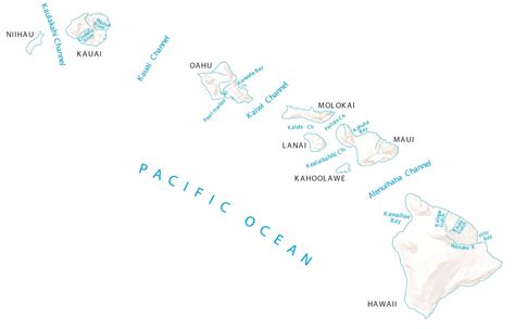Free Hawaii Rivers Map And The Top 6 Rivers In Hawaii