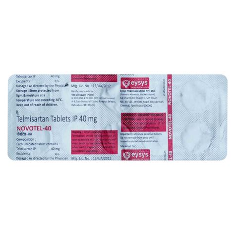 Novotel-40 - Strip of 10 Tablets : Amazon.in: Health & Personal Care