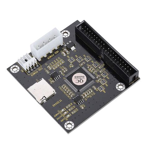 fosa SD/SDHC/SDXC/MMC to IDE 40Pin 3.5in Male Memory Card Adapter, Mute ...