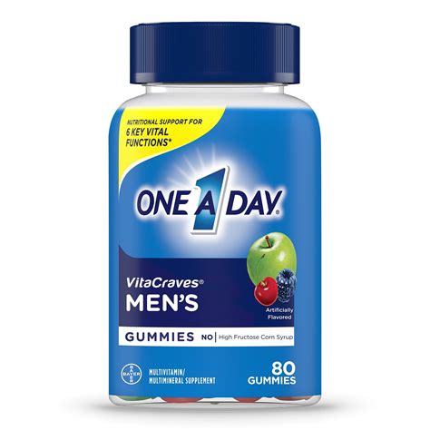One A Day Mens Multivitamin Gummies Multivitamin For Men Vitamin ...