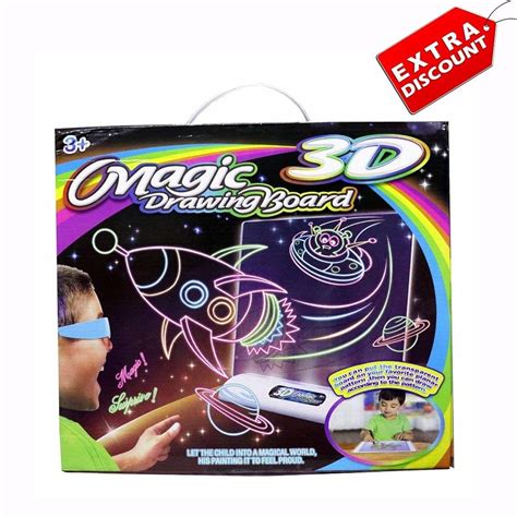 Buy VikriDA 3D Magic Drawing Board - Space - Extra Discount Offer ...