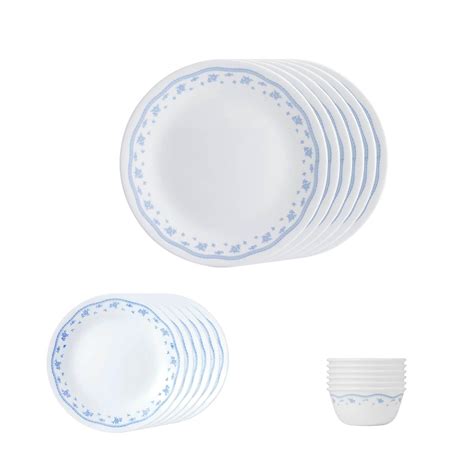 Buy Corelle Livingware 18 Pc Guest Set - Morning Blue Online at Low ...