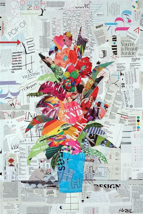 Image result for Collages Using Magazine Paper