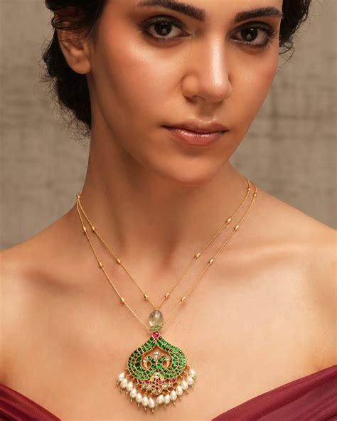 Verdant Grace Rajwadi Necklace
