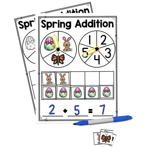 Image result for Spring Math Addition