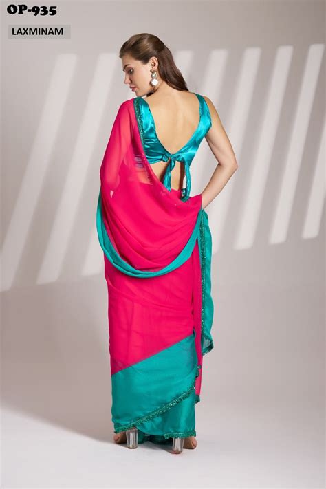 Op-935 Laxminam Chiffon Sarees – Heriska