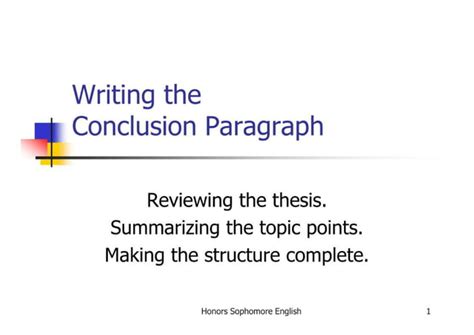 Image result for Conclusion Paragraph Example