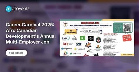 Career Carnival 2025: Afro Canadian Developments Annual Multi-Employer ...