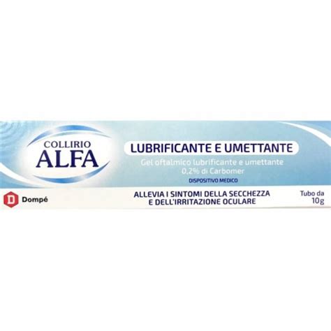 COLLIRIO ALFA® Lubricant Gel 10ml - Loreto Pharmacy