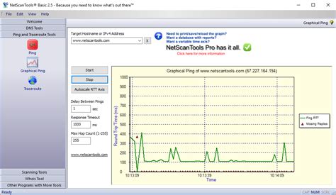 NetScanTools 的图像结果