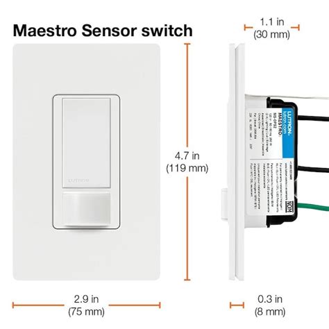 Lutron Maestro Single-pole/3-way 5-Amp Occupancy Motion Sensor Light ...
