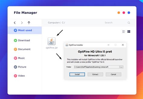 Image result for How to Install BSL Shaders Java