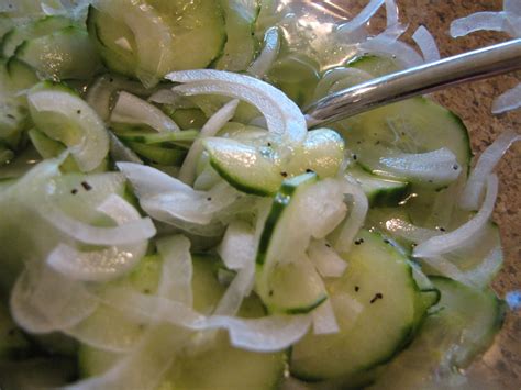 Cucumbers Vinegar Onions Sugar at Todd Reno blog
