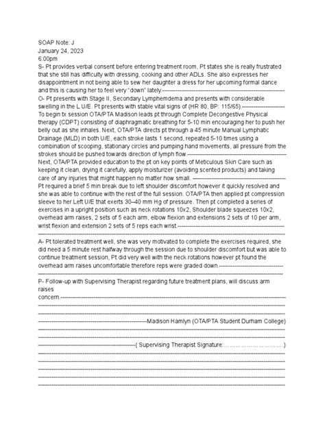 Image result for Soap Case Notes