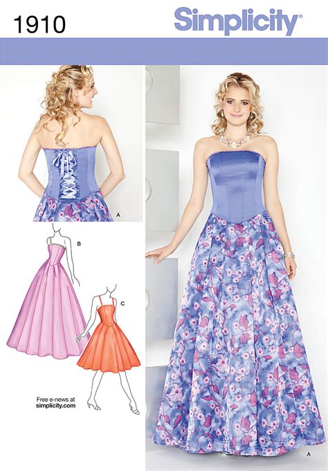Simplicity 1910 Misses' & Miss Petite Dresses