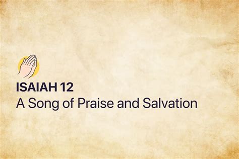 Image result for Isaiah Chapter 12 Song