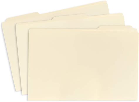 Blue Summit Supplies 11x17.5 Manila File Folders, Heavy Duty 14 PT ...
