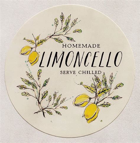 Limoncello Labels - 2" Round Circle - 12 / PKG : Amazon.in: Office Products