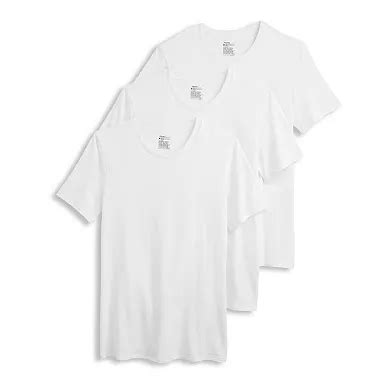 Men's Jockey® 3-Pack Smooth Fit Cotton Stretch Crewneck Undershirts
