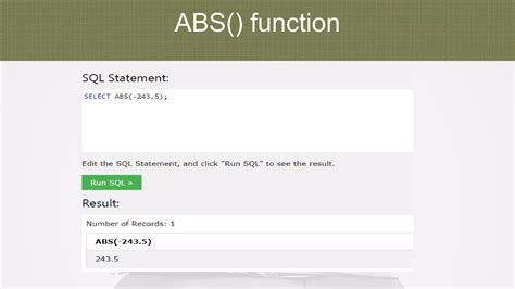 How to Use Numeric Function in SQL Using Dual 的图像结果
