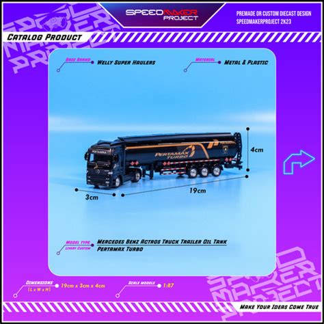 Jual Welly Mercedes Benz Truck Tangki Custom Pertamina Pertamax Truk ...