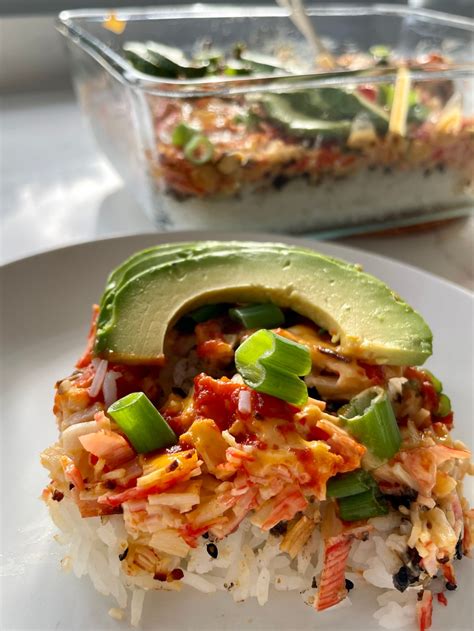 Crab Sushi Bake – The Saucy Ginger