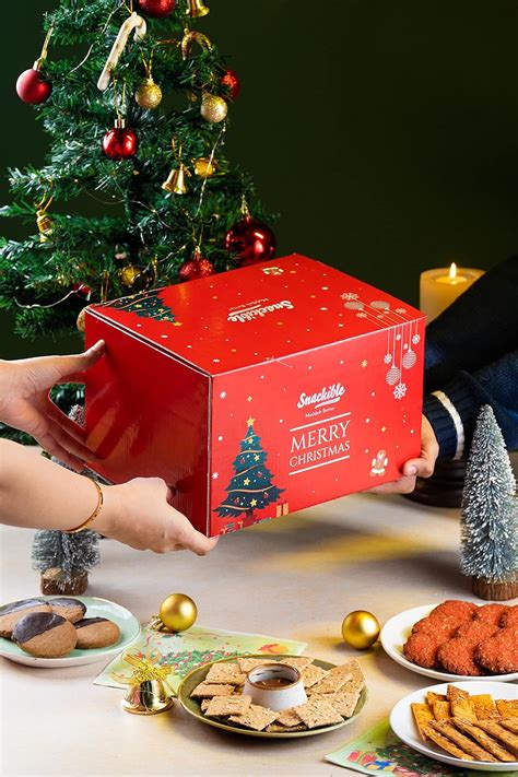 Snackible Secret Santa Box | Box of 9 Healthy Snacks with Newly ...