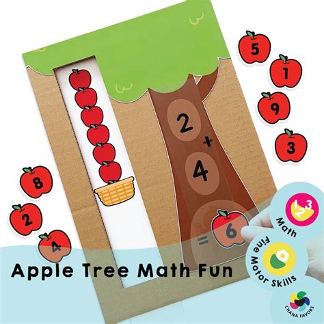 Image result for Apple Tree Math Game Learning Activity