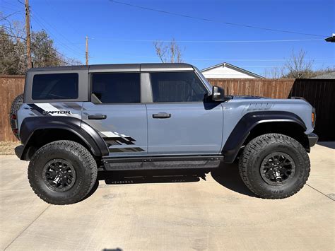 2023 Azure Gray Metallic Bronco Raptor ... picked up this beautiful ...