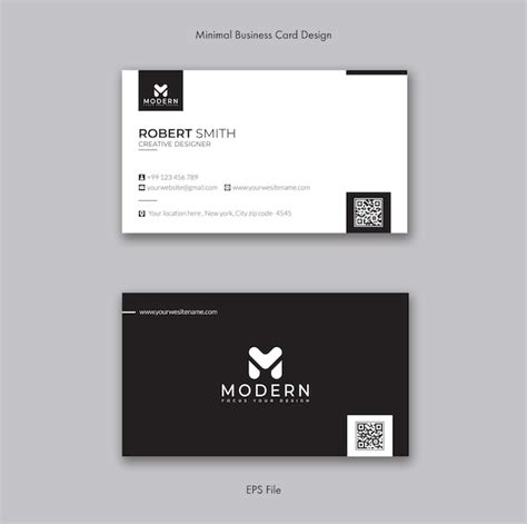 Simple Business Card Template 的图像结果