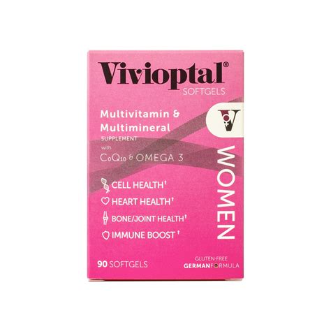 Vivioptal Women 90 Softgels - Multivitamin & Multimineral Supplement ...
