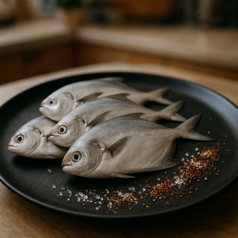 Pomfret (200–300g, 4–5 pcs per kg) – Fresh'n Frozen