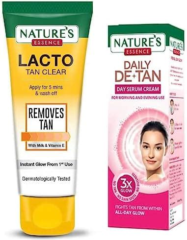 NATURE'S ESSENCE Daily De-Tan Day Serum Cream, 100 g & NATURE'S ESSENCE ...