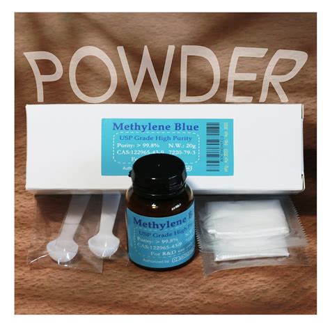 DR.OLFACTICS 20g Methylene Blue Powder - USP Grade, 99.8% purity India ...