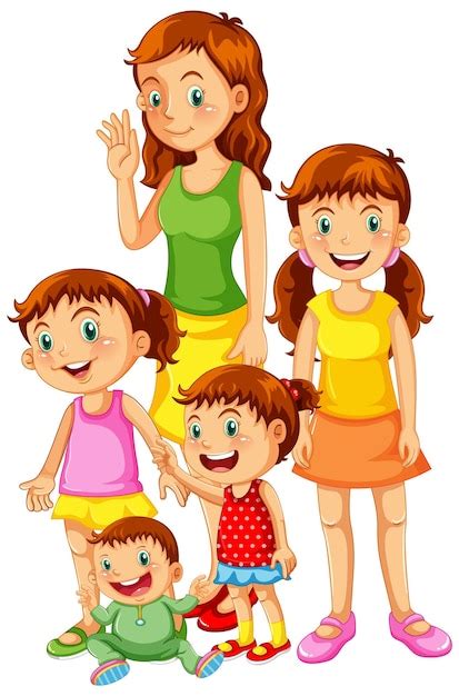 Kinder in verschiedenen Stadien | Kostenlose Vektor