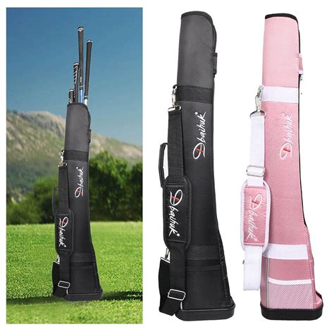 CALADNIS Sunday Bag Beginners Adjustable Strap Pouch Golf Club Travel ...