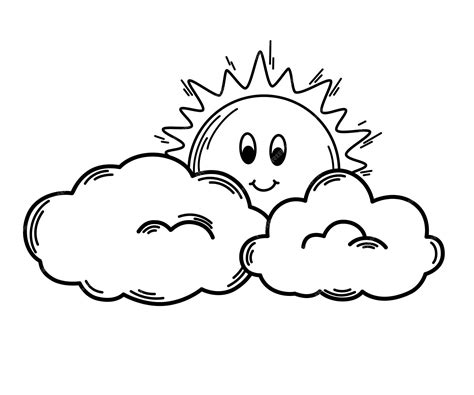 Weather Clip Art Black And White